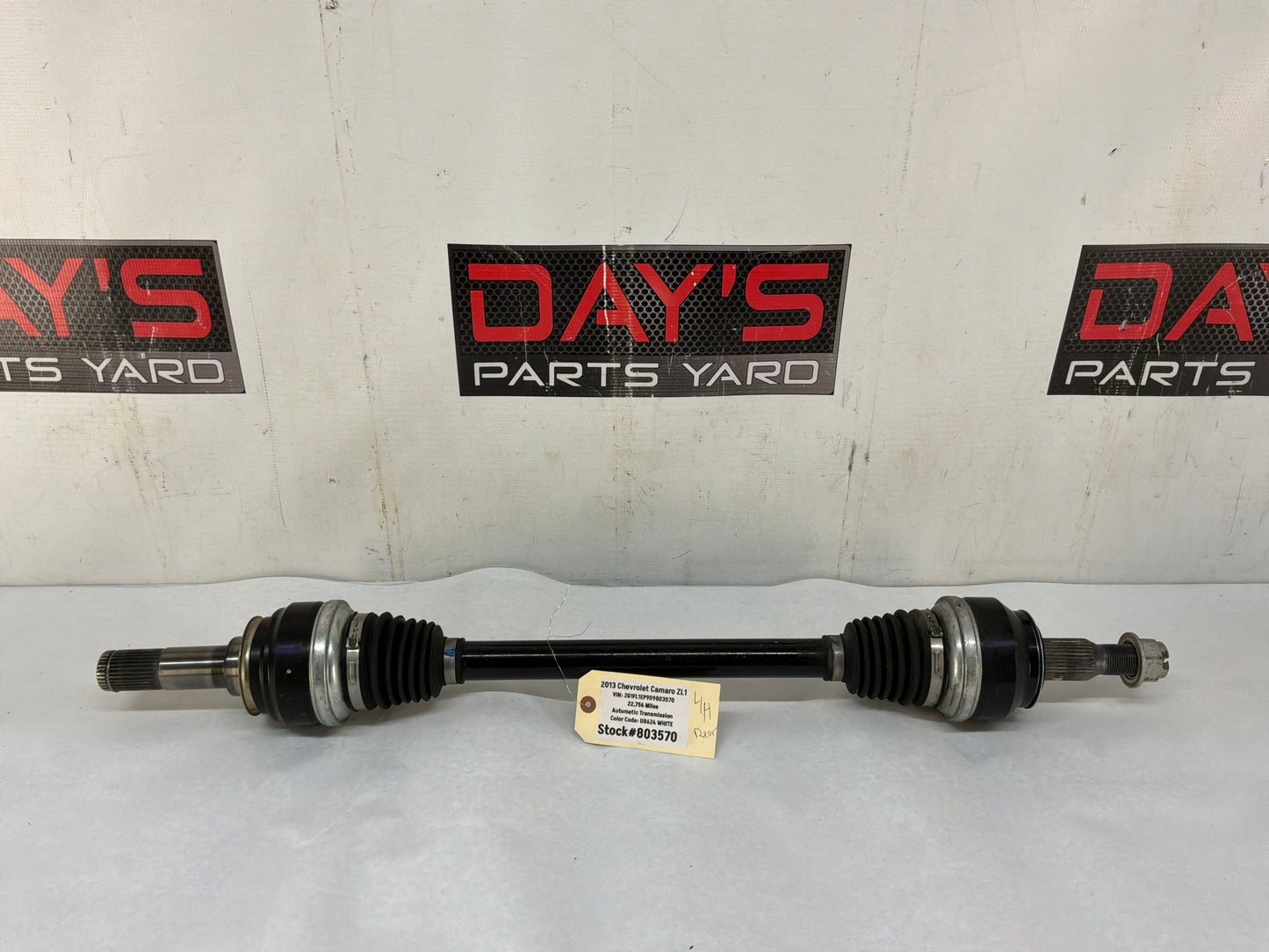 Lh axle - Day's Parts Yard