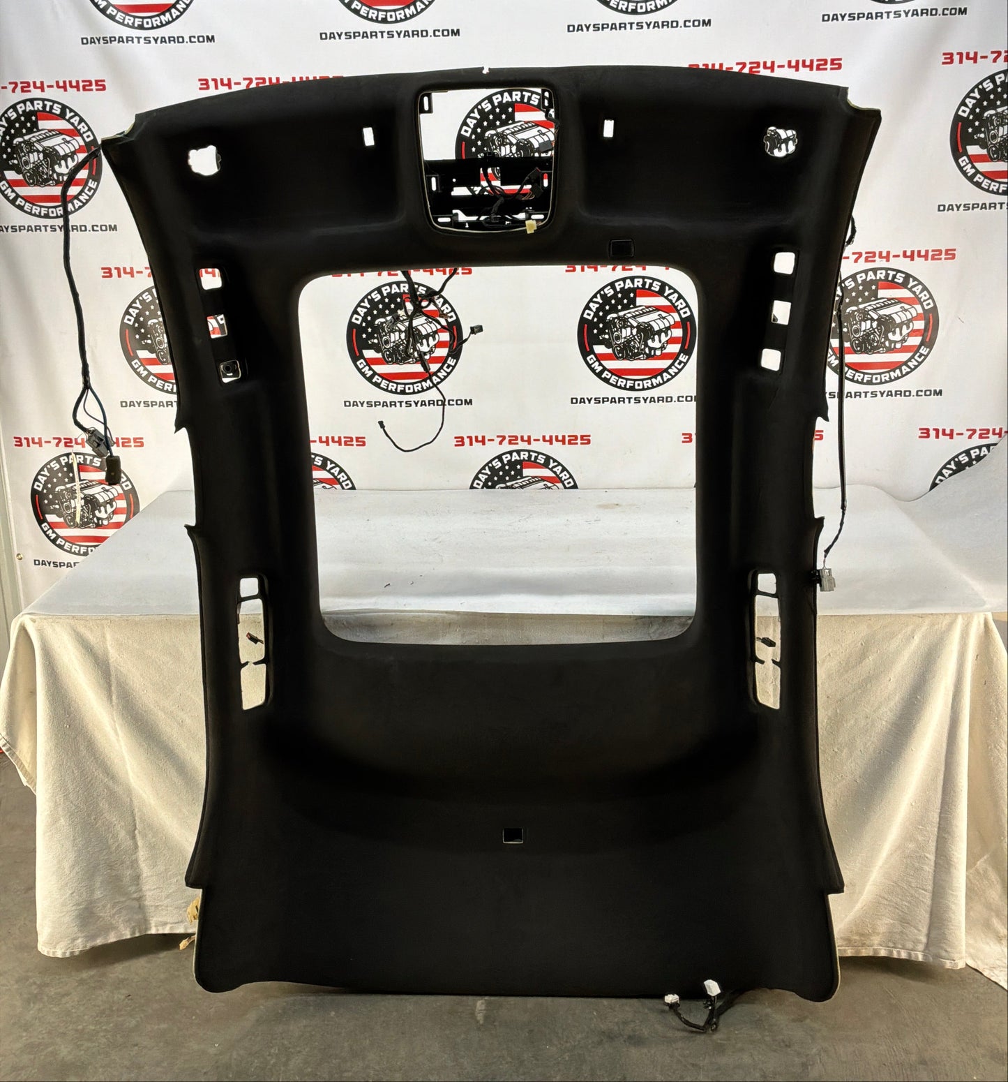 2016 Cadillac CTS-V Sedan Head Liner Headliner Ebony OEM