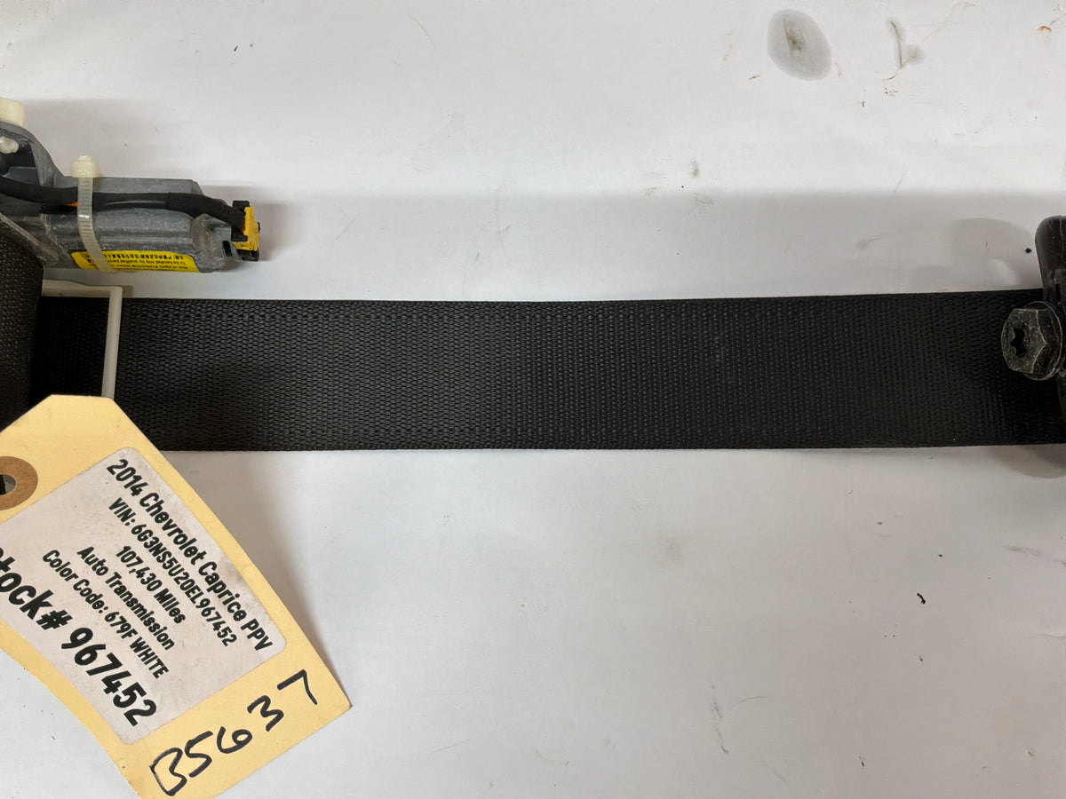 2014 Chevy Caprice PPV RH & LH Front Seat Belt Seatbelt Retractor OEM