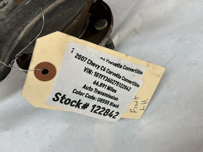 2007 C6 Corvette Convertible LH Driver Front Suspension Spindle Knuckle Hub OEM