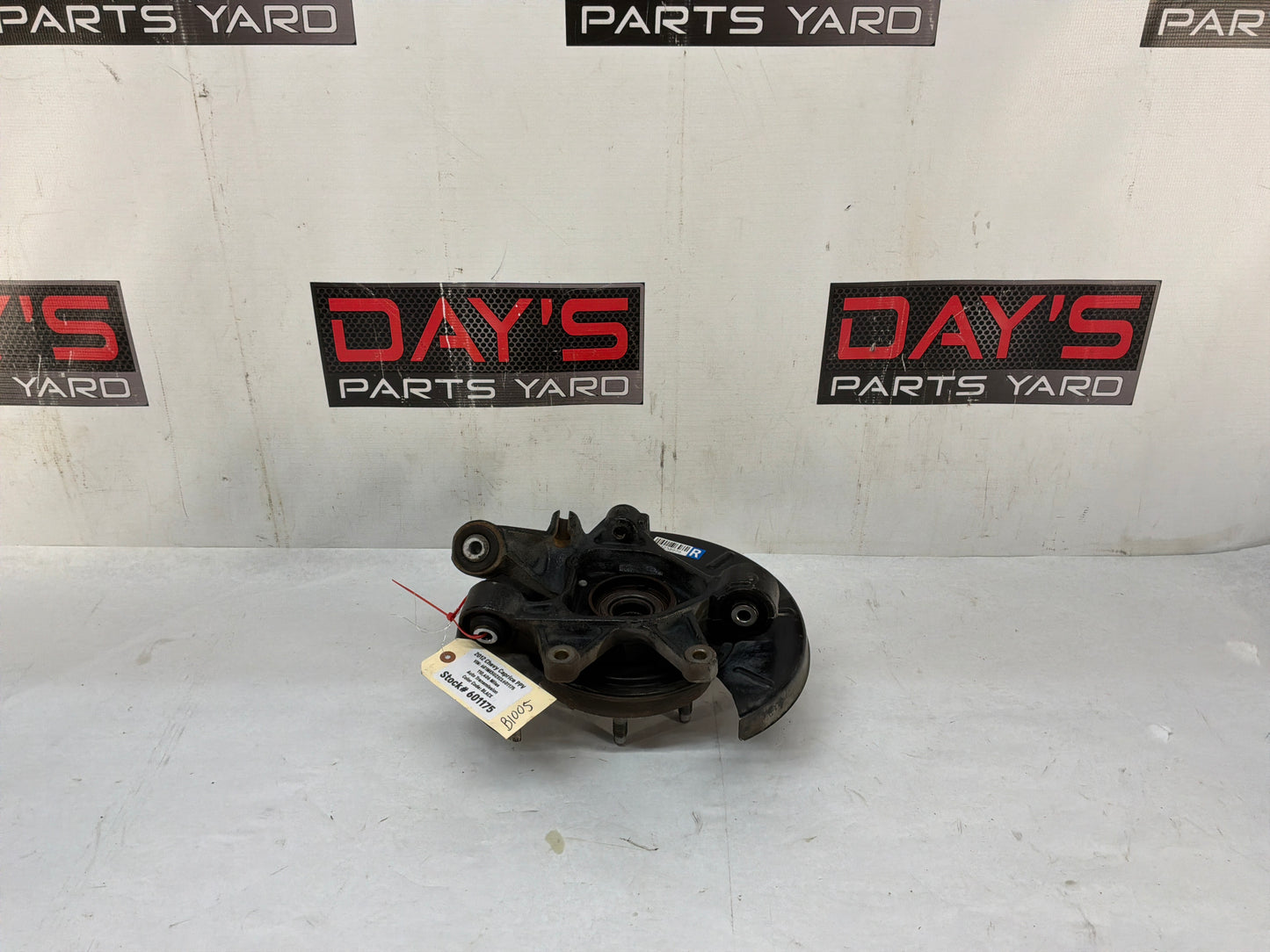 2012 Chevy Caprice PPV RH Passenger Rear Suspension Spindle Hub Knuckle Wheel Bearing OEM - Day's Parts Yard
