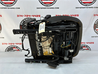 2014 Chevy Camaro LH Driver Front Seat Bottom Black Clothe OEM
