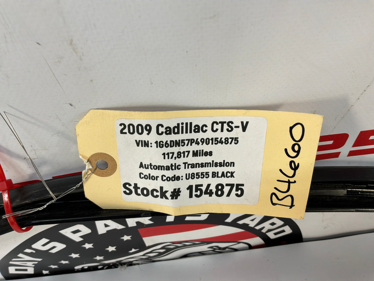 2009 Cadillac CTS-V RH Passenger Rear Roof Upper Exterior Trim Molding OEM