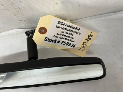 2005 Pontiac GTO Interior Rearview Rear View Mirror OEM