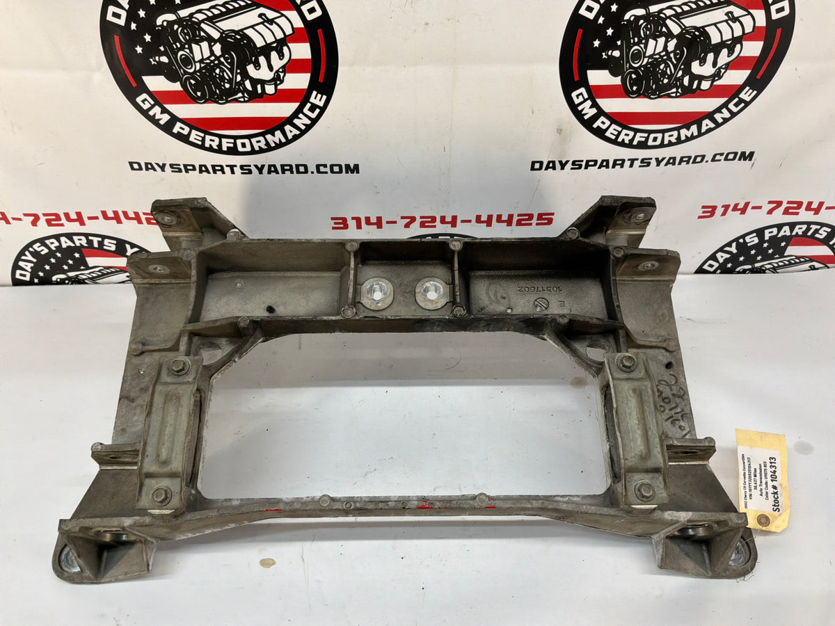 2002 Chevy C5 Corvette Convertible Rear Suspension Cradle Subframe Transmission Crossmember OEM