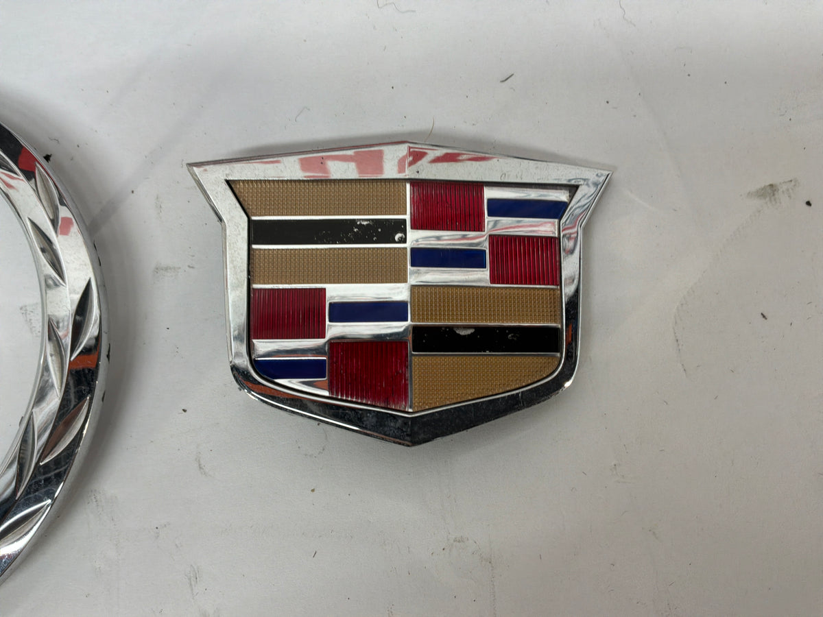 2009 Cadillac CTS-V Rear Trunk Deck Lid Ornament Emblem Logo Badge Shield OEM