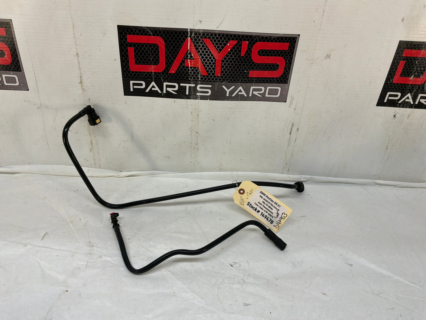 2008 Pontiac G8 GT EVAP PCV Lines Hoses Tubes Pipes OEM
