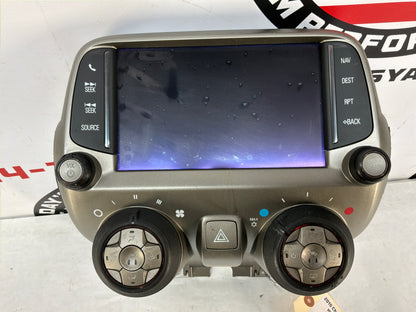 2015 Chevy Camaro SS 1LE MyLink Touch Screen Radio Control Head Unit Display w/ Receiver OEM