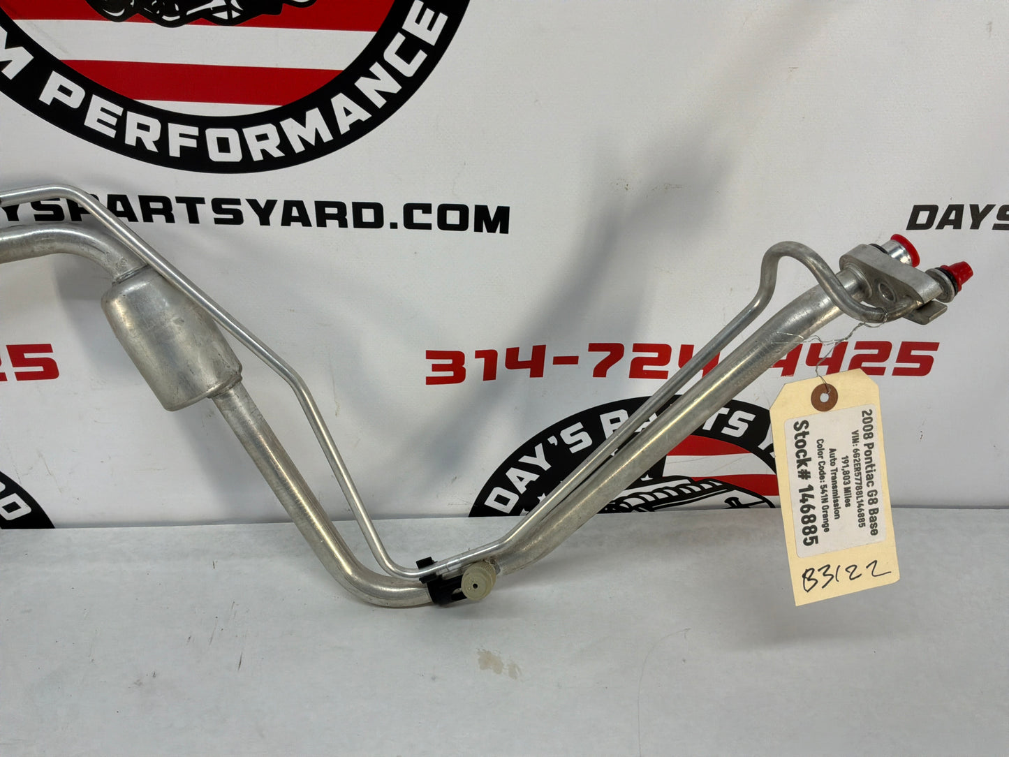 2008 Pontiac G8 Base AC Air Conditioner Line Hose Tube OEM