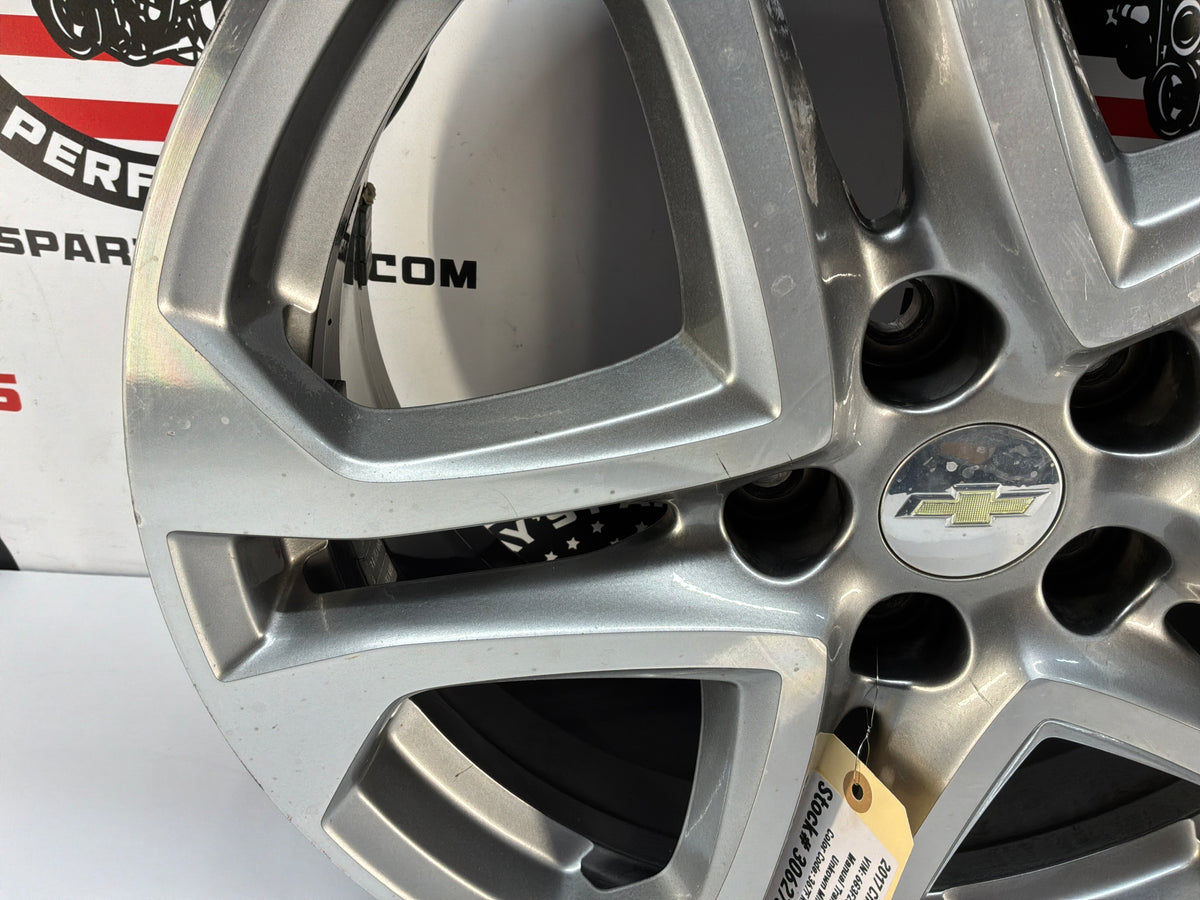 2017 Chevy SS Sedan Factory OEM Rear Wheel 19x9 OEM HAS A FLAT SPOT