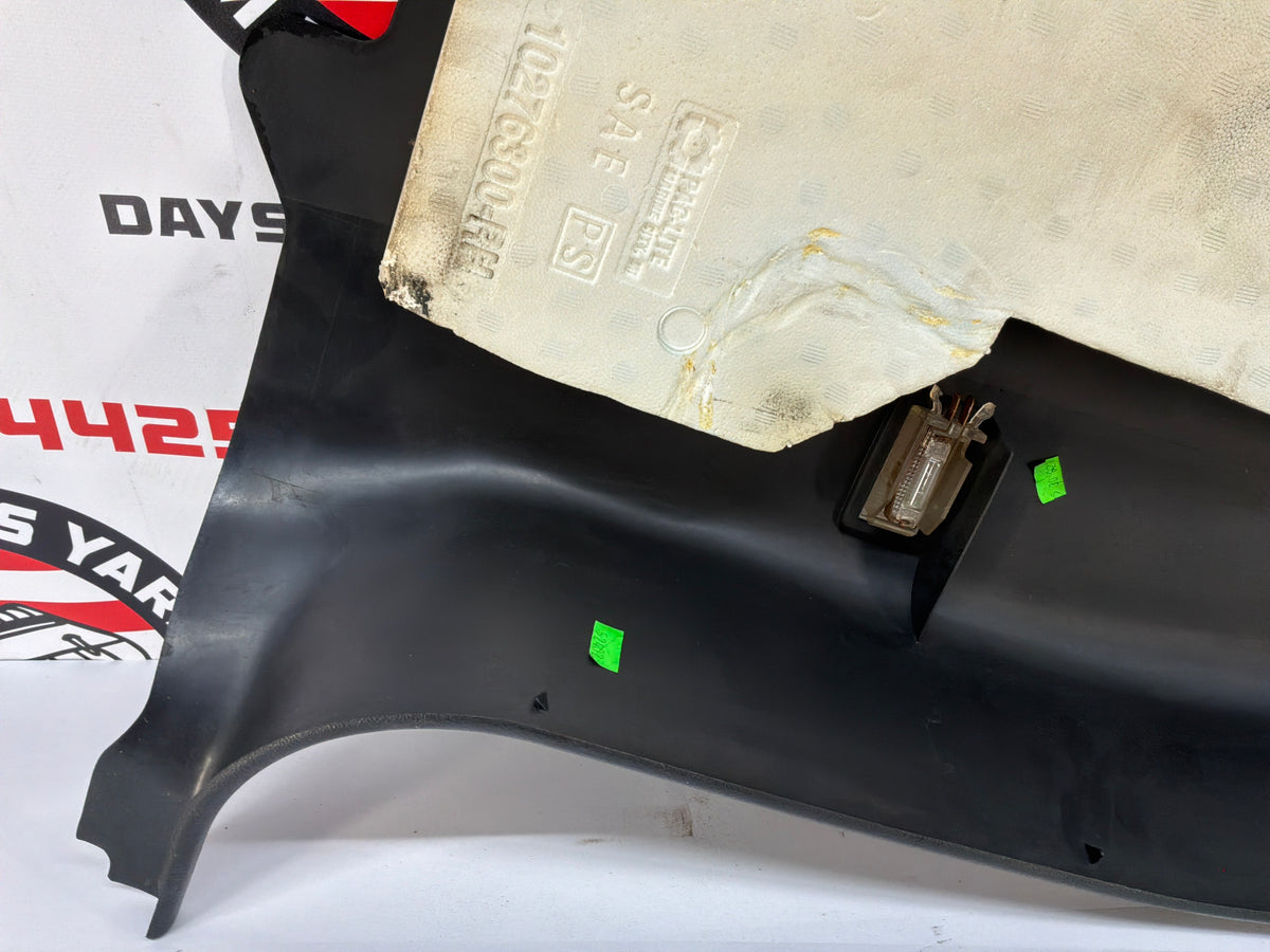 2002 Chevy Camaro Z28 RH Passenger Rear Interior Quarter Trim Panel Black Ebony OEM