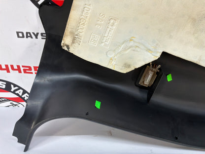 2002 Chevy Camaro Z28 RH Passenger Rear Interior Quarter Trim Panel Black Ebony OEM