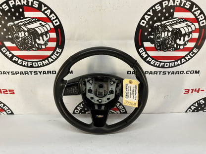 2009 Cadillac CTS-V Steering Wheel Black Leather OEM
