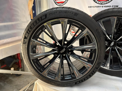 Cadillac CT5-V CT5V CT5 V Blackwing Black Wing Factory OEM Wheels Rims Front Rear