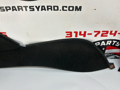 2006 Pontiac GTO RH & LH Console Interior Black Suede Trim Panels OEM