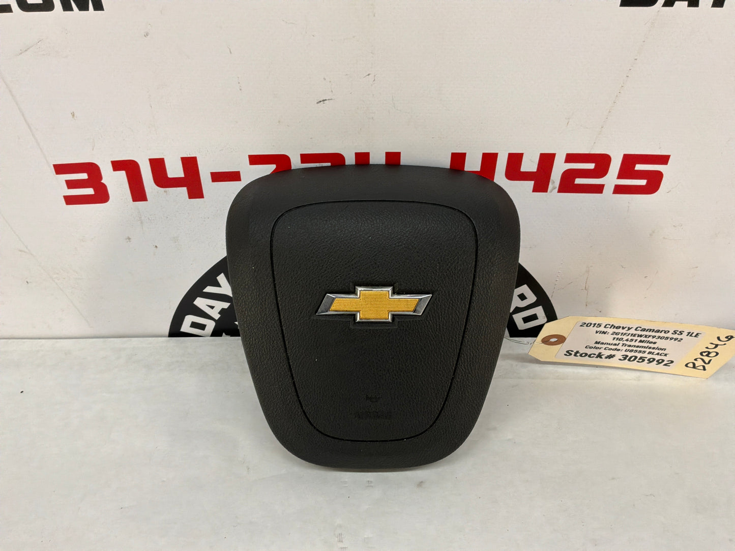 2015 Chevy Camaro SS 1LE Steering Wheel Air Bag Airbag OEM