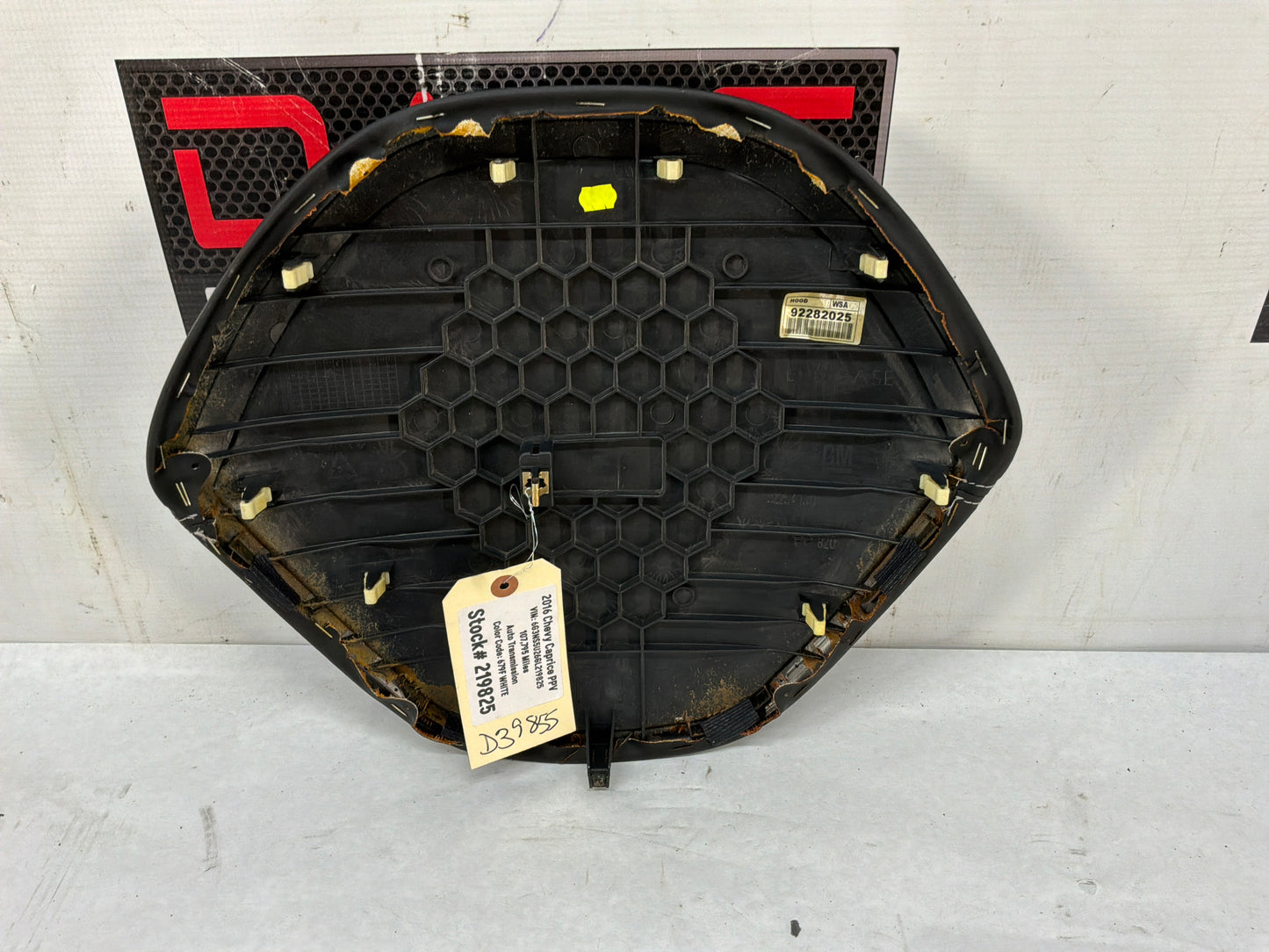 2016 Chevy Caprice PPV LH Driver Dash Pad Instrument Cluster Hood Trim Panel OEM