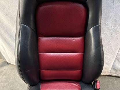 2007 Chevy C6 Corvette Convertible Seats RH & LH Front Seats OEM Red & Black