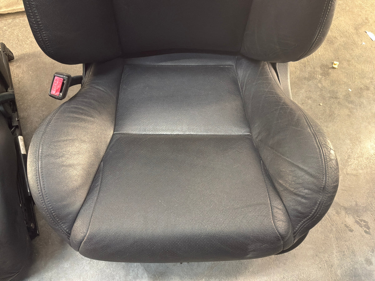 2006 Pontiac GTO Black Leather Front and Rear Seats Set OEM