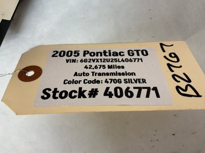 2005 Pontiac GTO HVAC Dash Climate Control Unit Panel Switch Button OEM