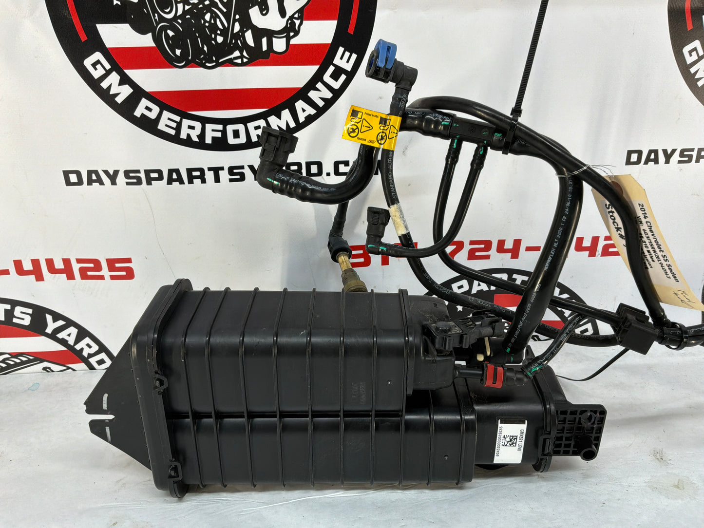 2014 Chevy SS Sedan Evaporation Fuel Vapor Canister W/ EVAP Lines Hoses Tubes OEM