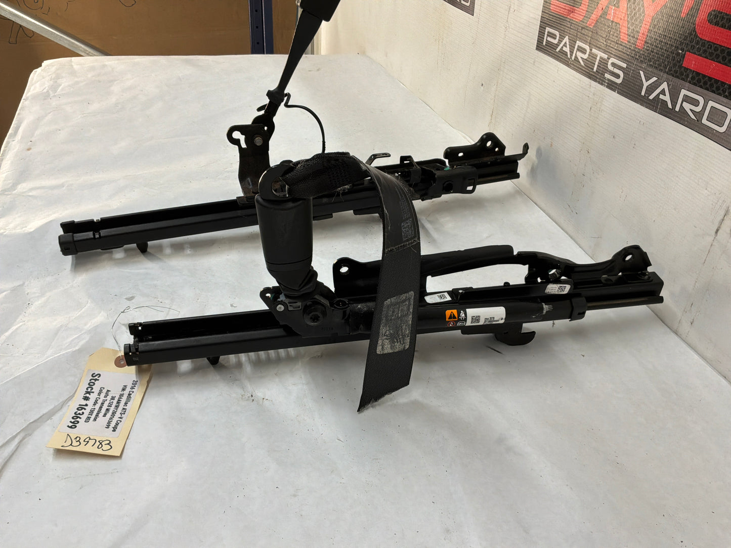 2016 Cadillac ATS-V Coupe LH Driver Front Seat Lower Track Frame OEM