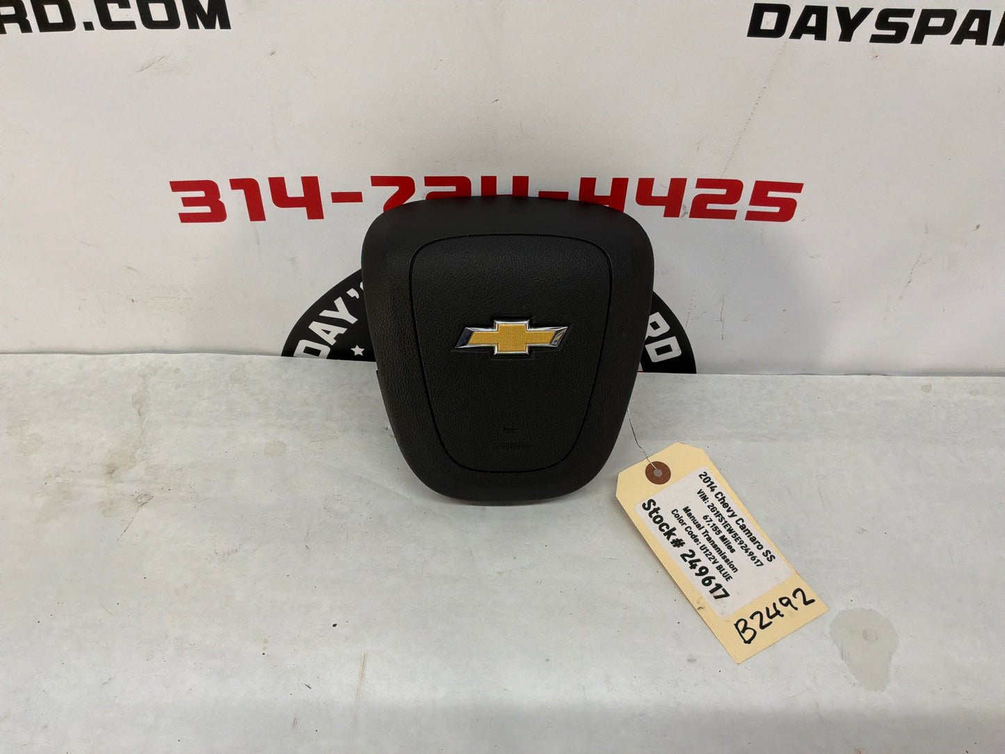 2014 Chevy Camaro SS Steering Wheel Air Bag Airbag OEM