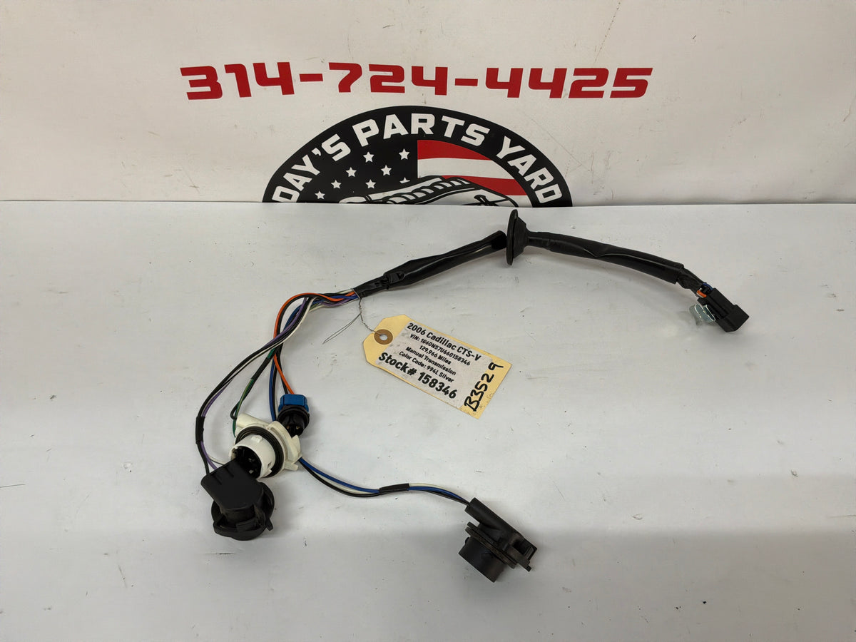 2006 Cadillac CTS-V LH Driver Taillight Tail Light Lamp Wire Wiring Harness