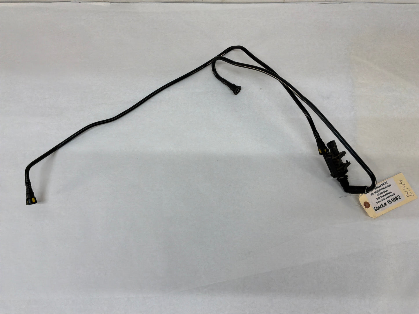 2008 Pontiac G8 GT Intake Manifold EVAP Purge Solenoid Valve Lines Tubes Hoses Lines OEM