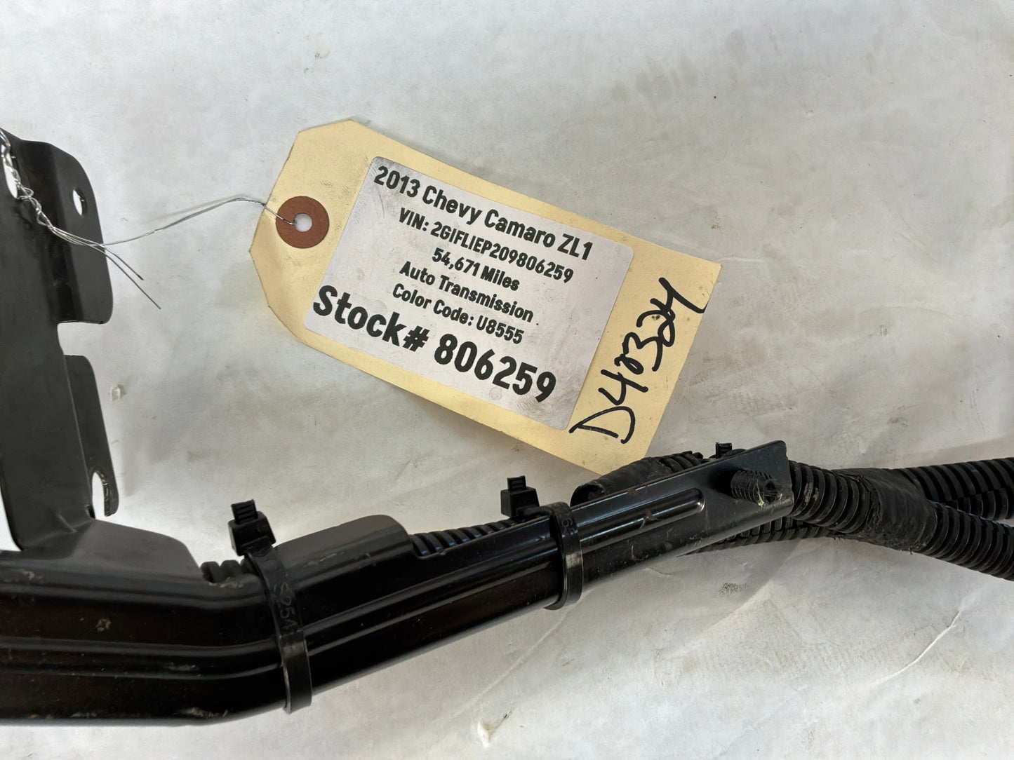 2013 Chevy Camaro ZL1 Engine Motor Positive Negative Battery Wire Wiring Harness OEM