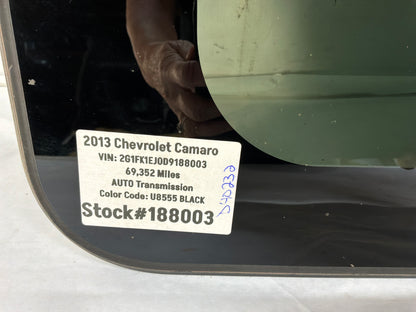 2013 Chevy Camaro SS Sun Moon Roof Sunroof Glass OEM