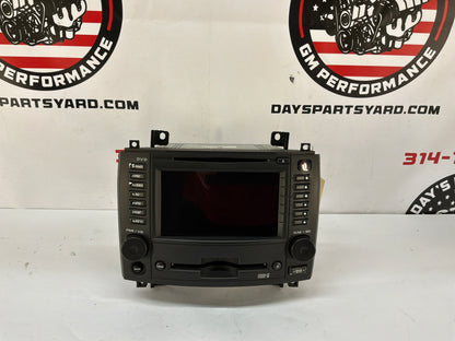 2006 Cadillac CTS-V Radio Receiver Head Unit Navigation Assembly Display