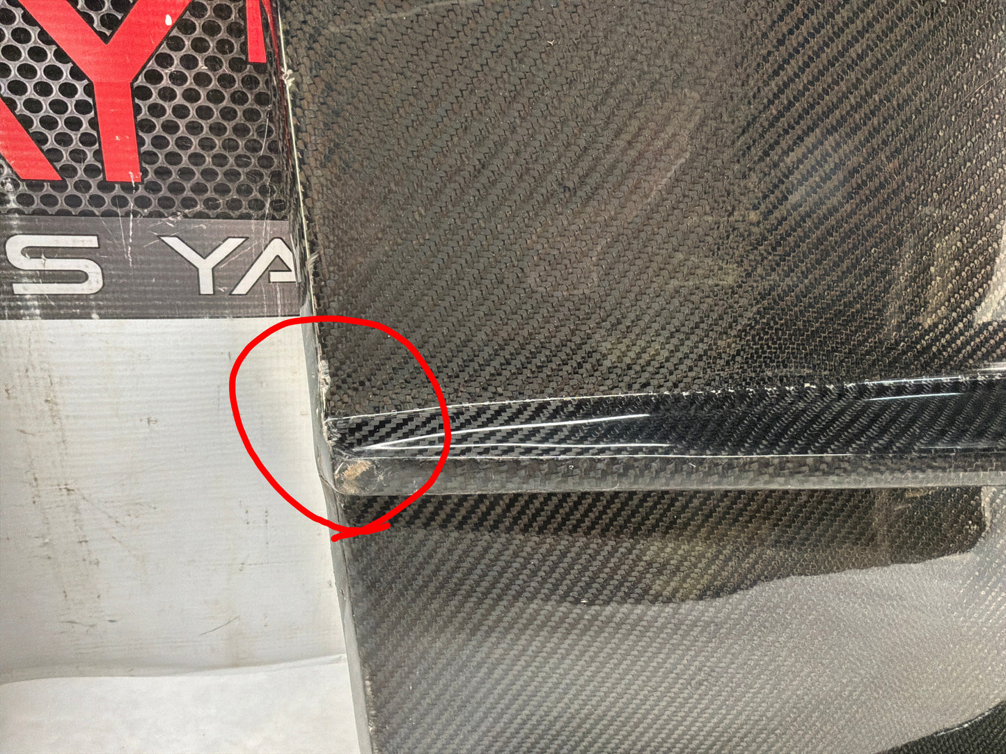 2011 Cadillac CTS-V Coupe Rear Bumper Carbon Fiber Valance Diffuser Aftermarket