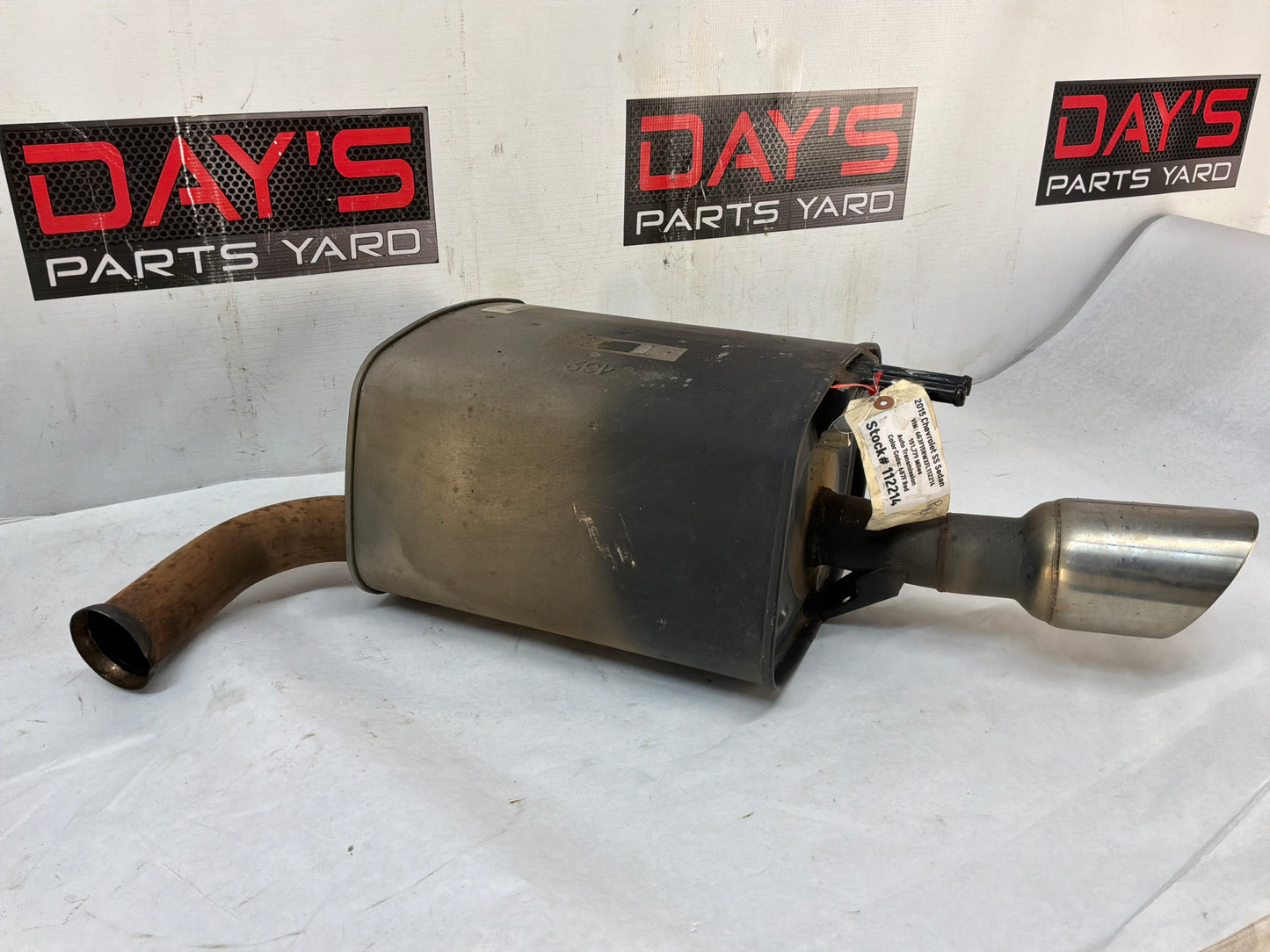 2015 Chevy SS Sedan Factory OEM Bi Mode RH & LH Exhaust Mufflers OEM