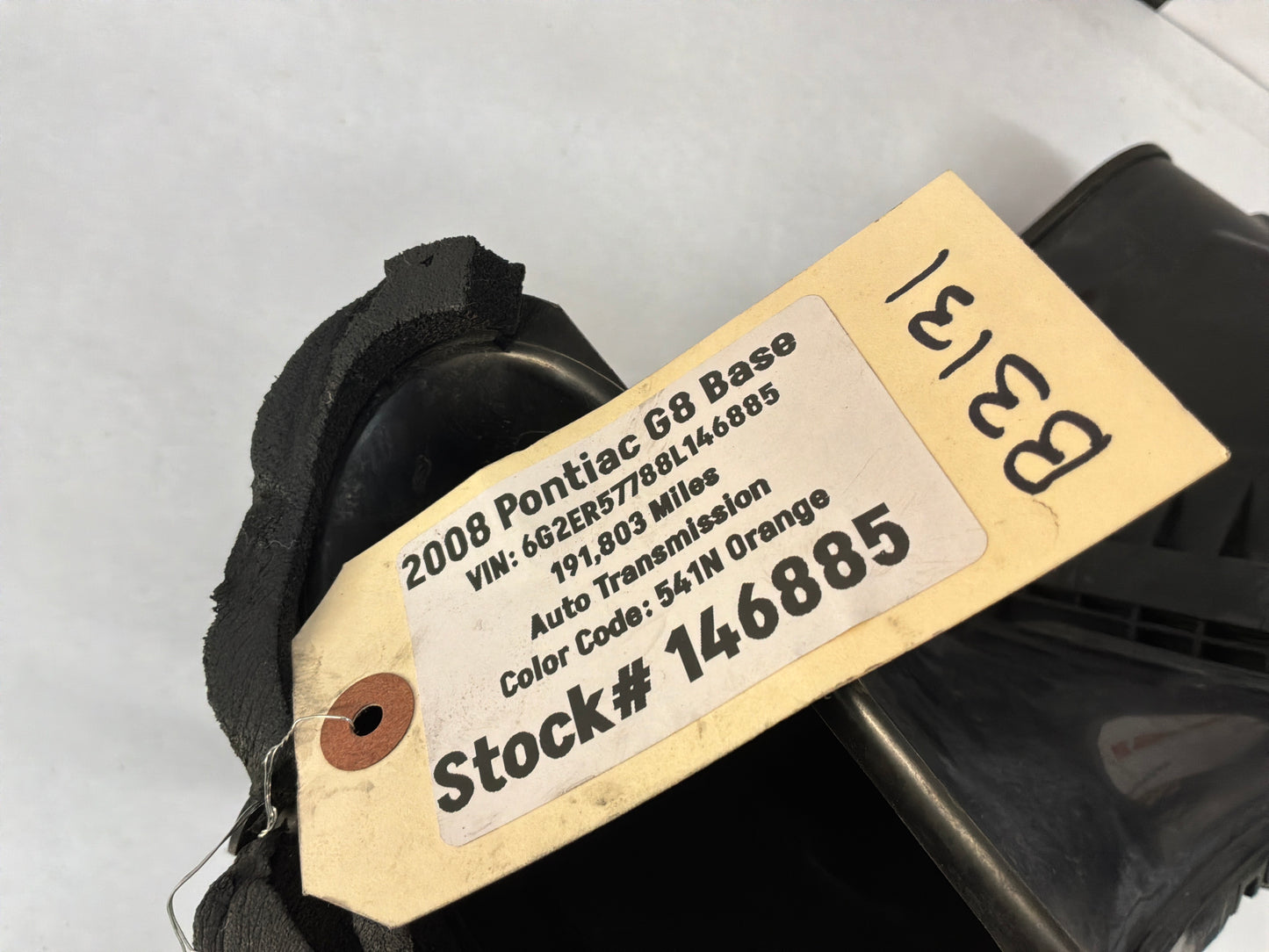 2008 Pontiac G8 Base Factory OEM Air Intake Box Cleaner Assembly