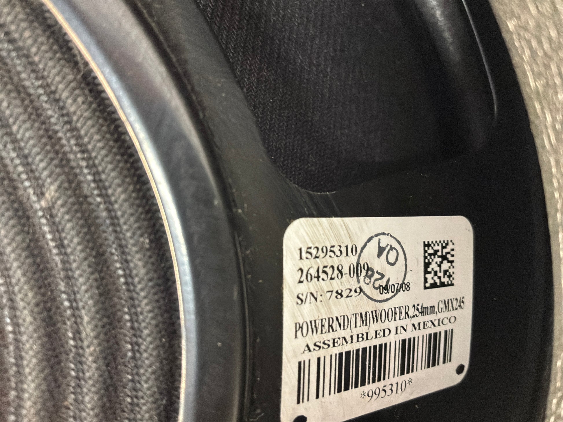 Door speaker - Day's Parts Yard