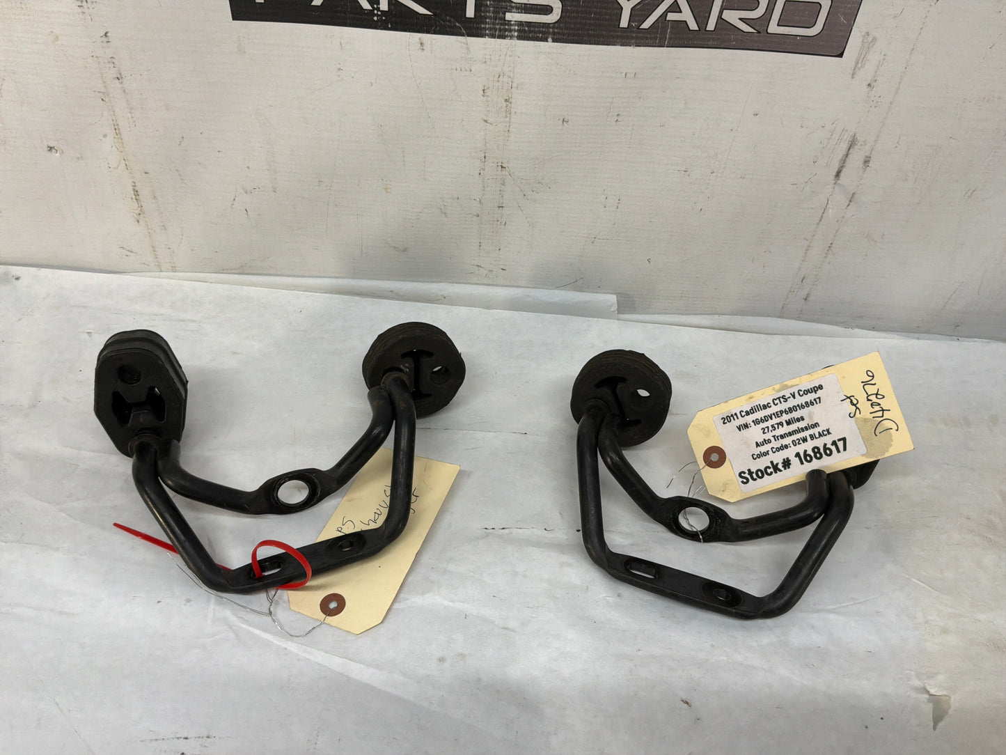 2011 Cadillac CTS-V Coupe Exhaust Brackets Hangers Bushings OEM