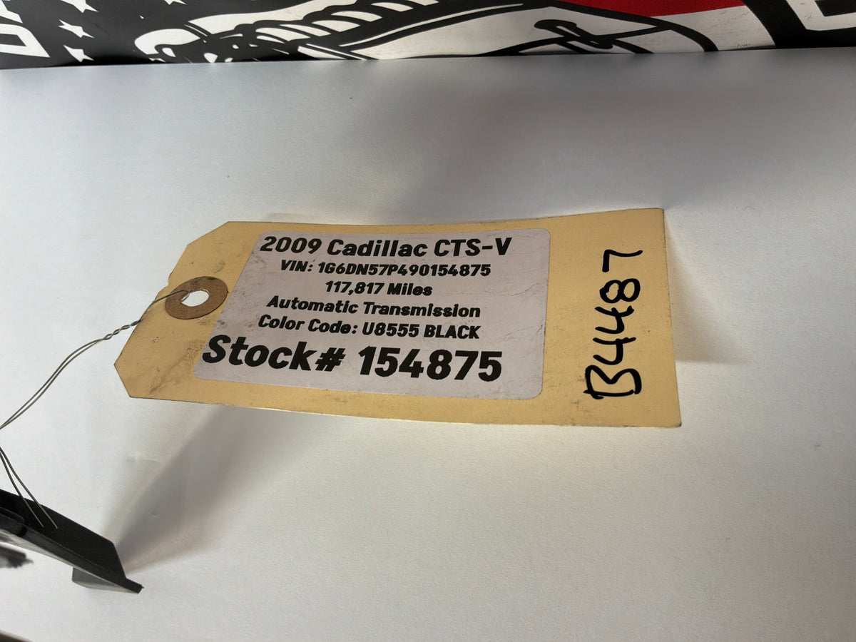 2009 Cadillac CTS-V Sedan Radiator Core Support Sight Shield Bracket Cover OEM