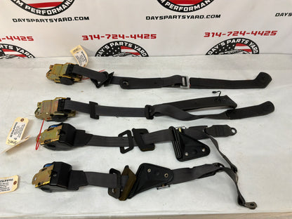 2002 Pontiac Trans Am WS6 Front & Rear Seat Belt Seatbelt Buckle Retractors OEM