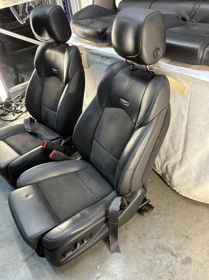 2016 Cadillac CTS-V Seats Recaro Leather Suede Seats Front & Rear OEM
