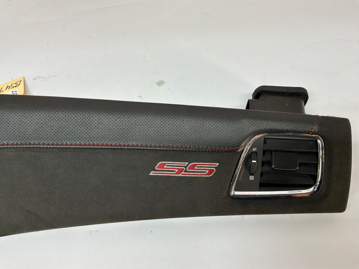 2017 Chevy SS Sedan RH Passenger Black Suede Dash Trim Panel Insert OEM