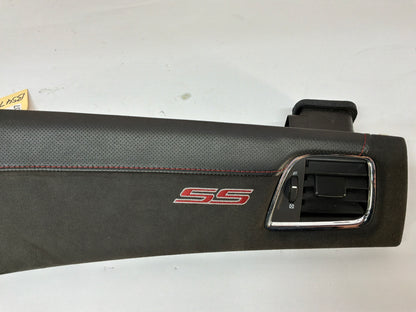 2017 Chevy SS Sedan RH Passenger Black Suede Dash Trim Panel Insert OEM