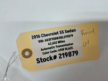 2016 Chevy SS Sedan Front Suspension Sensor Rods OEM