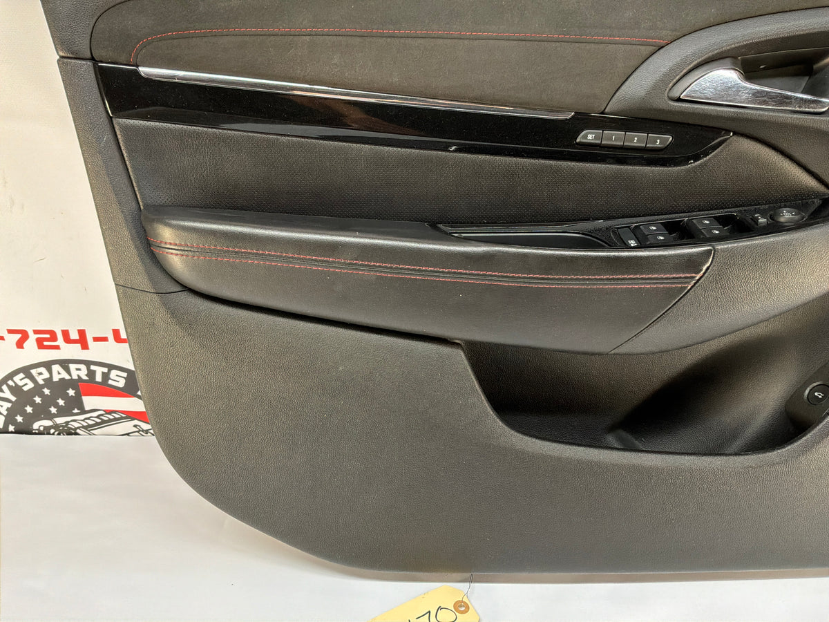 2014 Chevy SS Sedan LH Driver Front Interior Door Panel Trim OEM