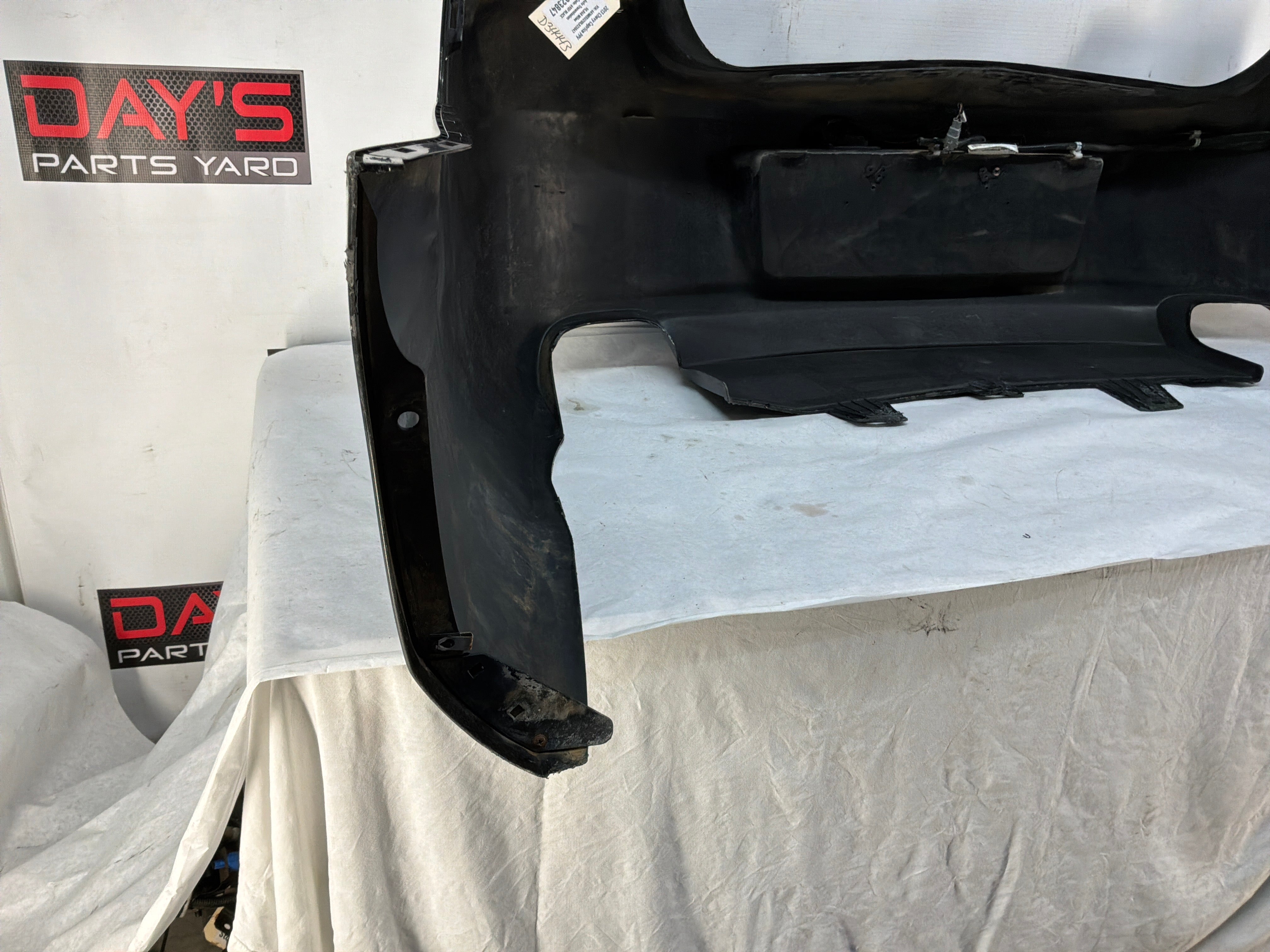 2013 Chevy Caprice PPV Rear Bumper Black OEM