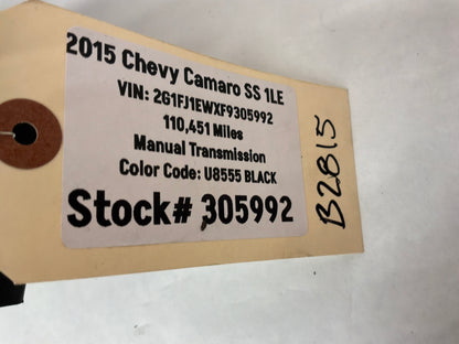 2015 Chevy Camaro SS 1LE Front Bumper Fascia Upper Plastic Grille OEM