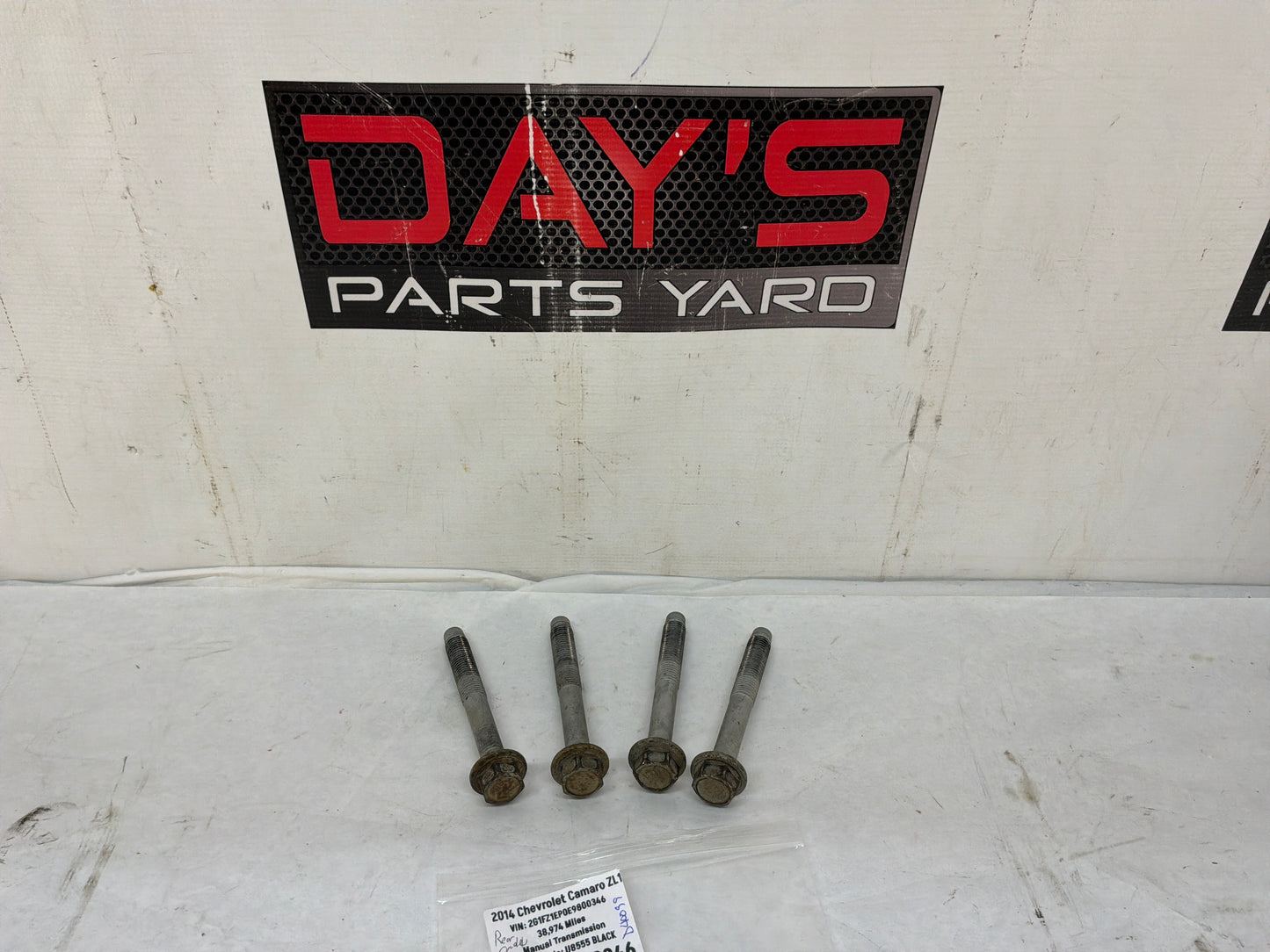 2014 Chevy Camaro ZL1 Rear Suspension Cradle K Member Bolts Hardware OEM