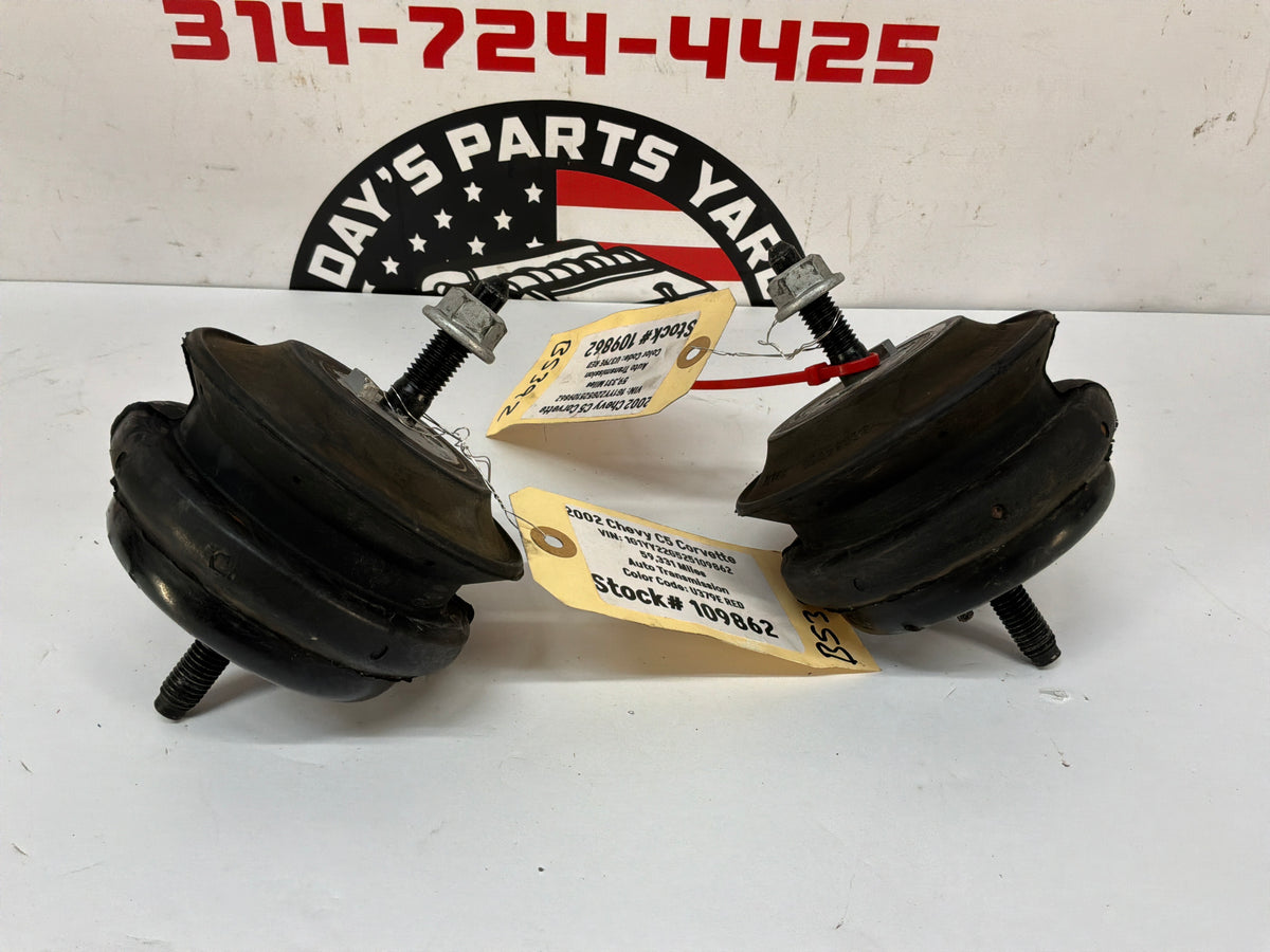 2002 Chevy C5 Corvette RH & LH Engine Motor Mounts OEM