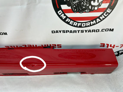 2014 Chevy SS Sedan RH Passenger Rocker Molding Side Skirt Panel Trim Red OEM