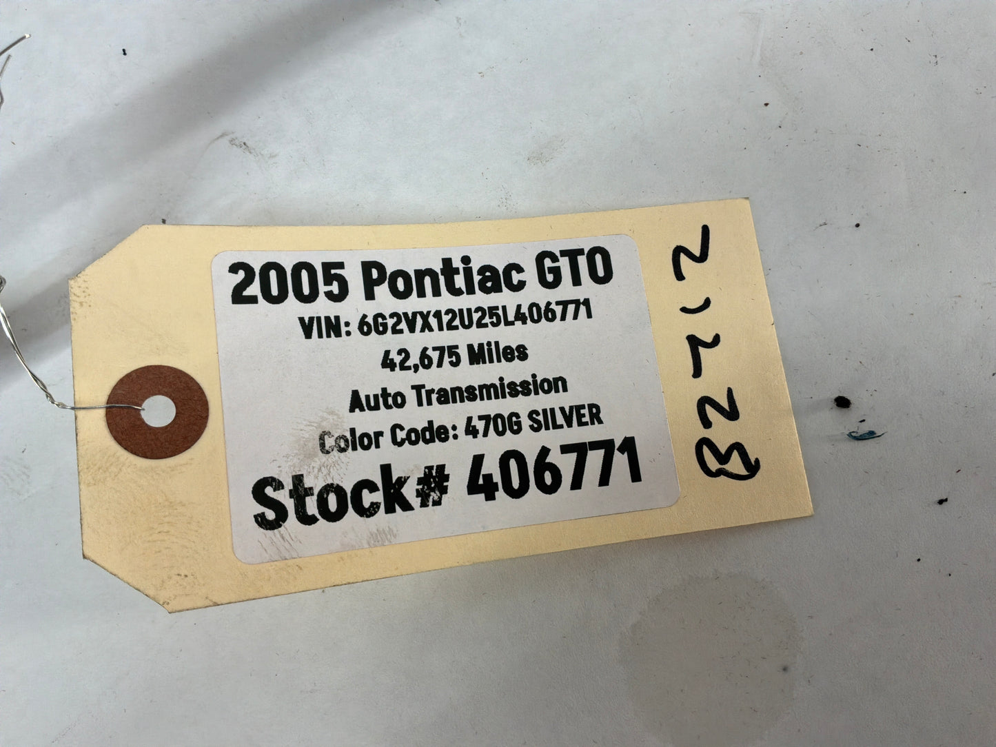 2005 Pontiac GTO AC A/C Air Conditioner Suction Line Hose Tube OEM